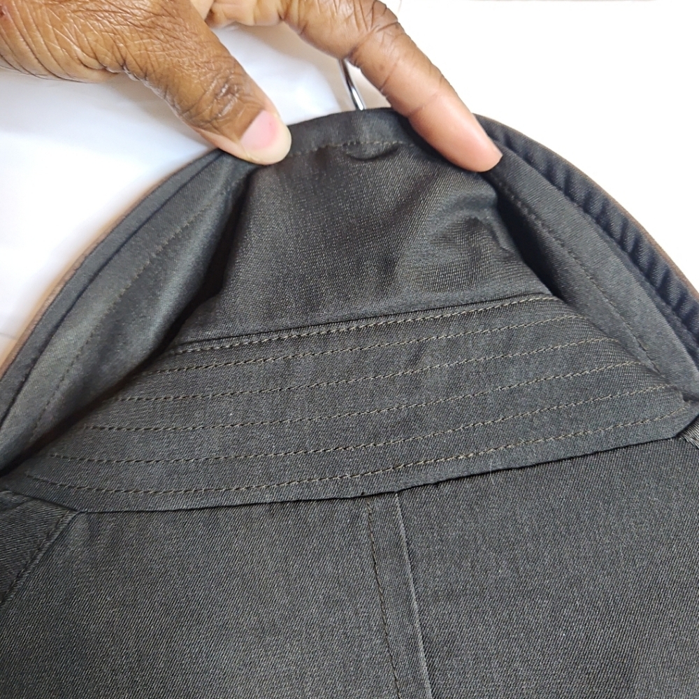 Preswick & Moore Shell Trench Coat Men Long Cozy Coat Size 44 New/Tag WPL11403 - Picture 13 of 16